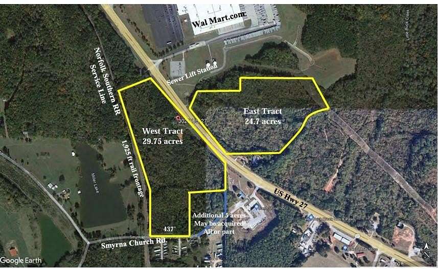 29.8 Acres of Commercial Land for Sale in Carrollton, Georgia