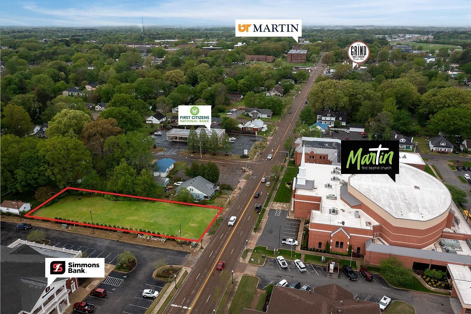 0.49 Acres of Mixed-Use Land for Sale in Martin, Tennessee