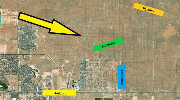 0.66 Acres of Residential Land for Sale in Horizon City, Texas