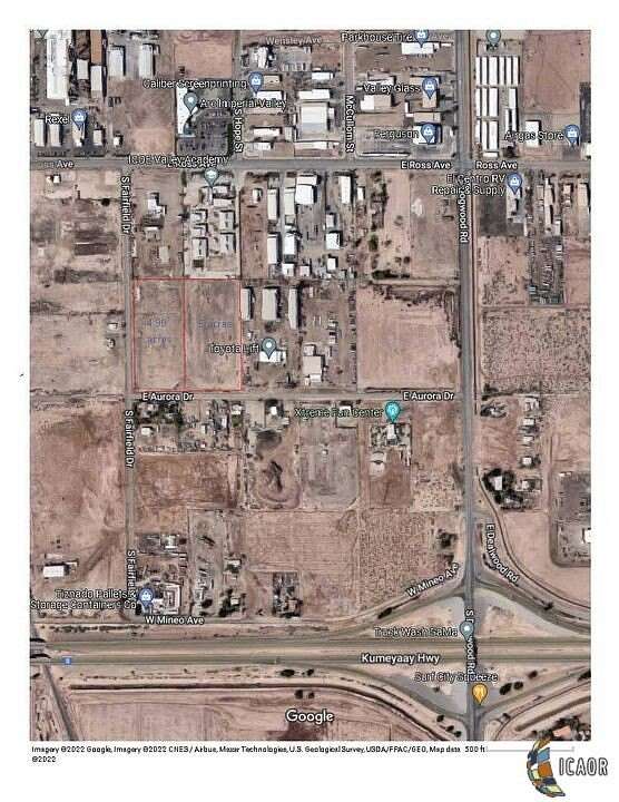 4.99 Acres of Commercial Land for Sale in El Centro, California