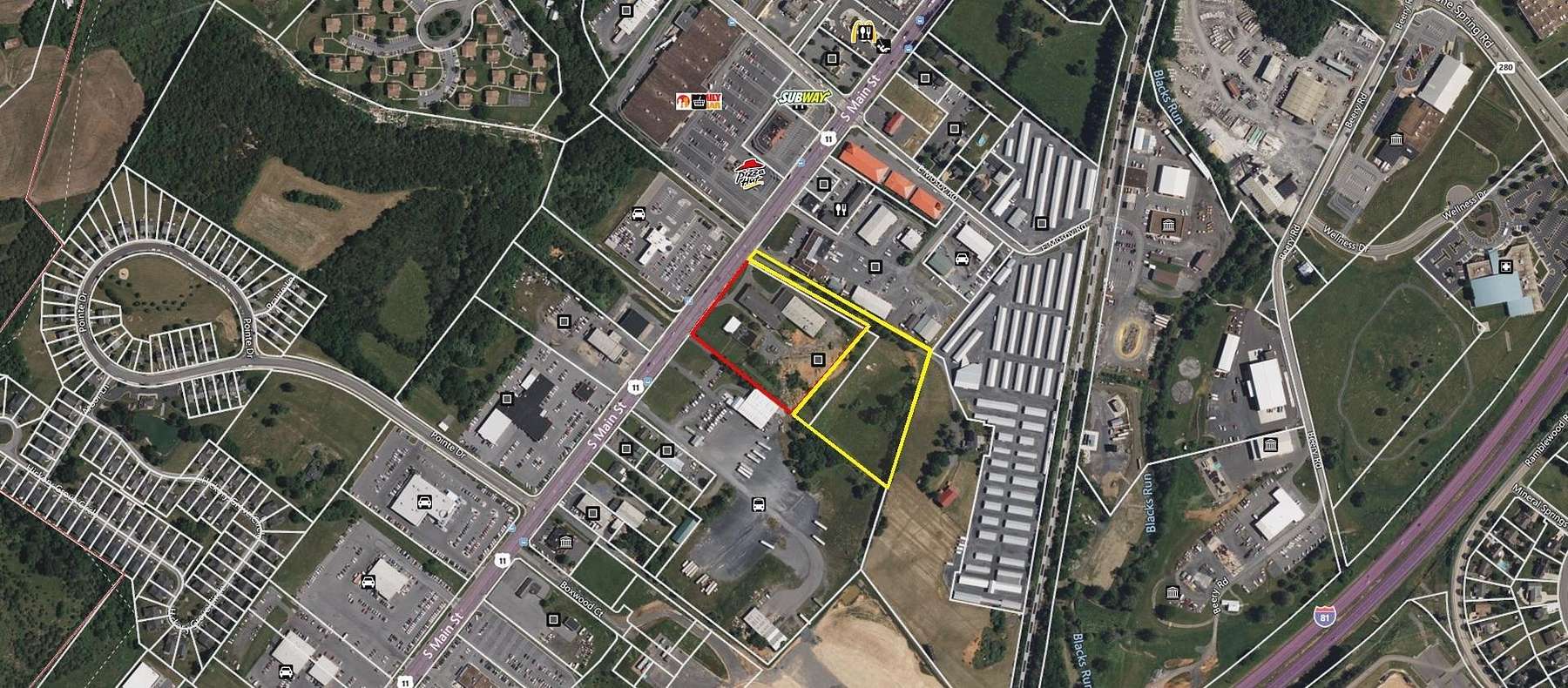 2.5 Acres of Commercial Land for Sale in Harrisonburg, Virginia