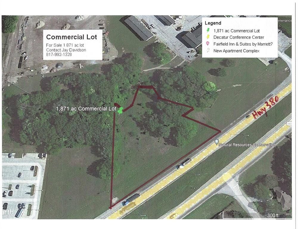 1.871 Acres of Commercial Land for Sale in Decatur, Texas