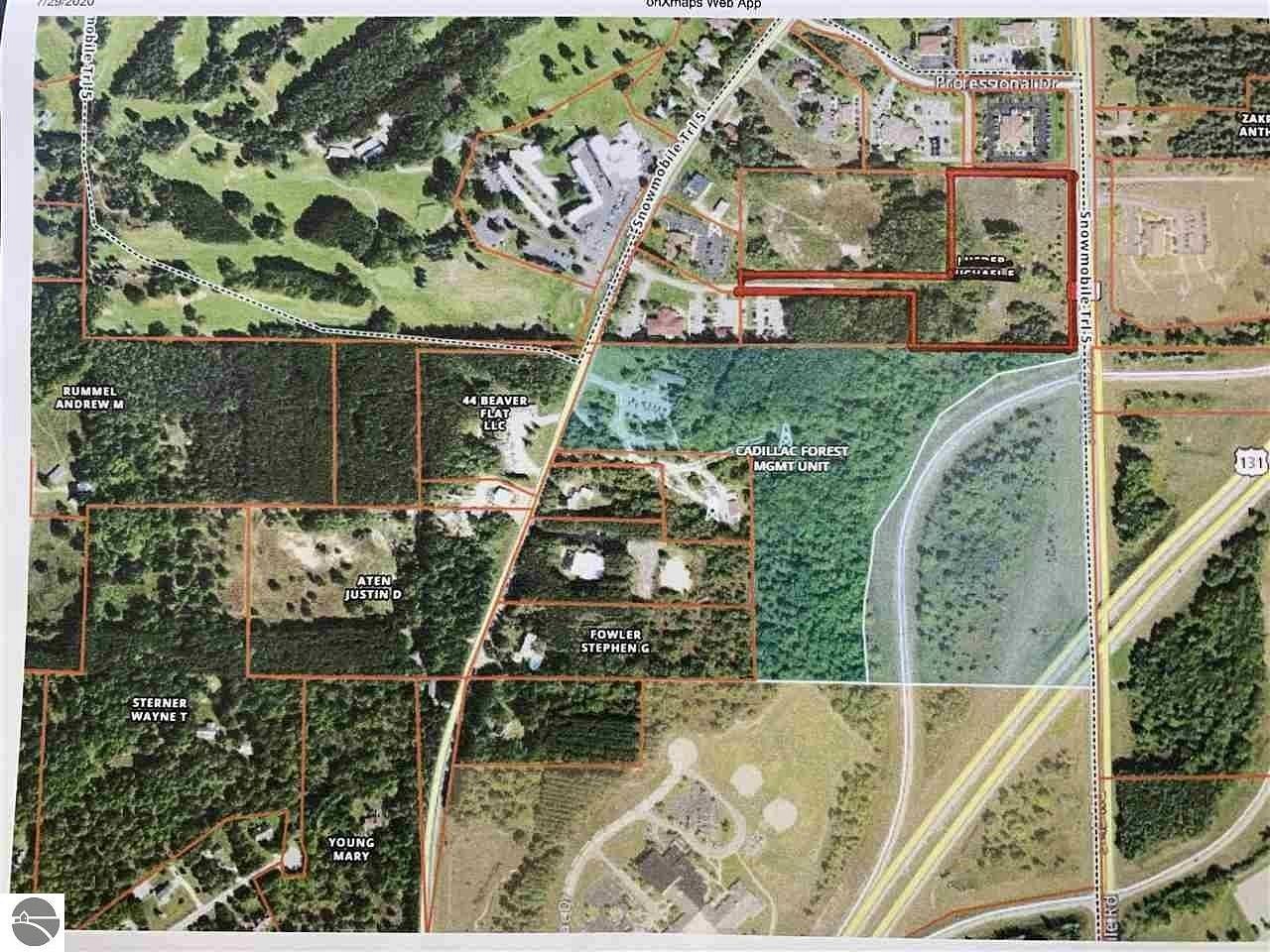 1.6 Acres of Commercial Land for Sale in Cadillac, Michigan