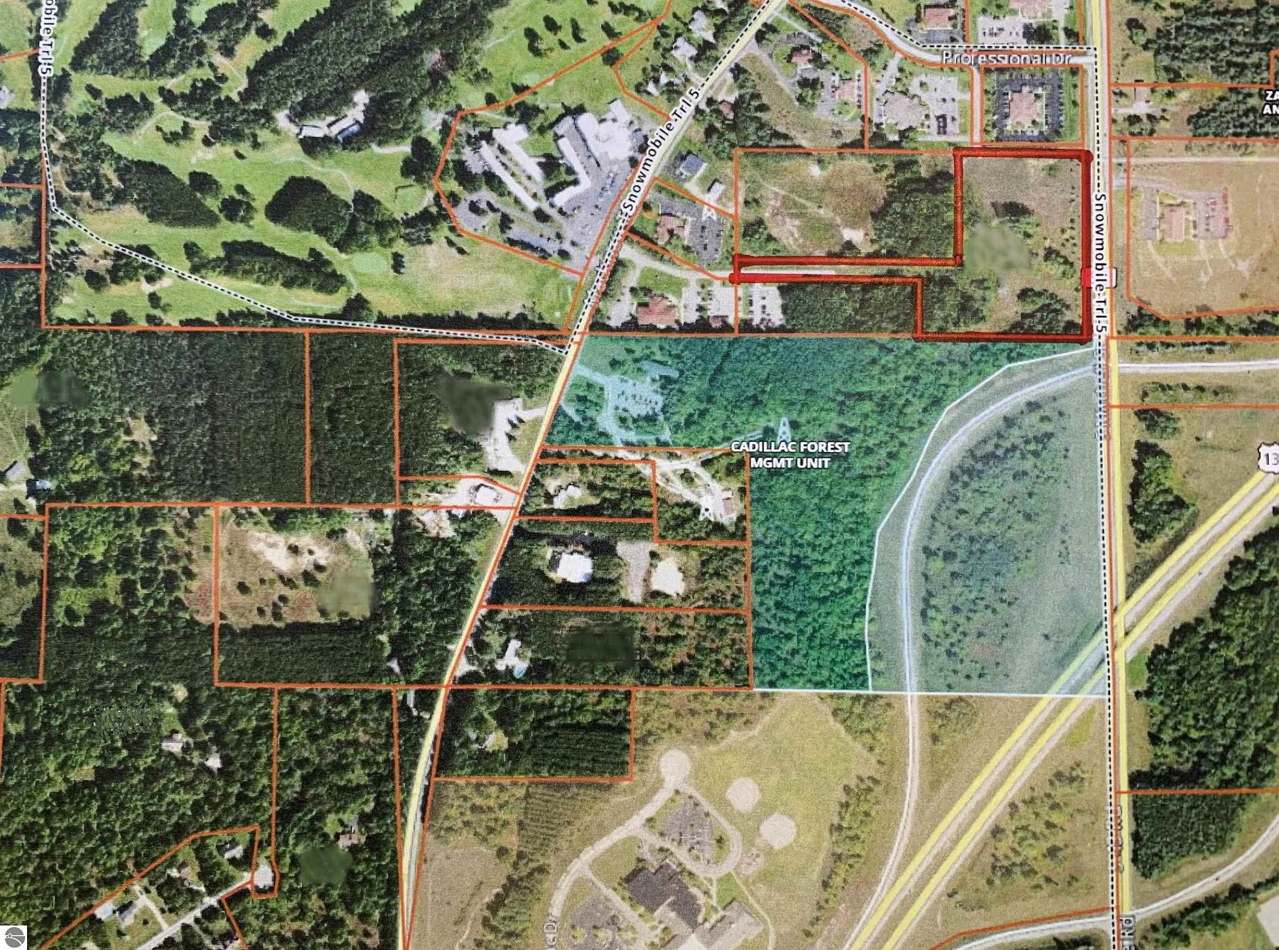 3 Acres of Commercial Land for Sale in Cadillac, Michigan