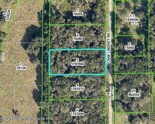 2.4 Acres of Residential Land for Sale in Brooksville, Florida