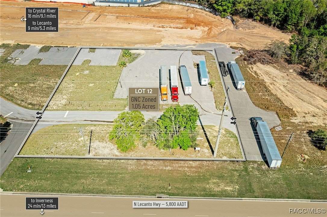 1.17 Acres of Commercial Land for Sale in Beverly Hills, Florida