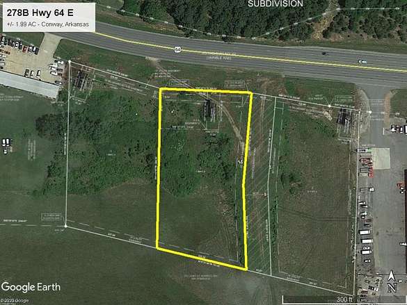 2 Acres of Commercial Land for Sale in Conway, Arkansas