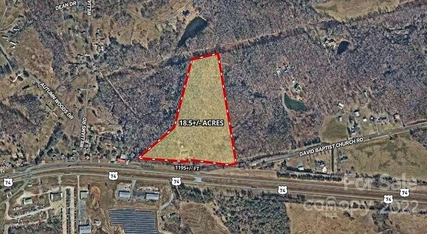 18.6 Acres of Land for Sale in Kings Mountain, North Carolina
