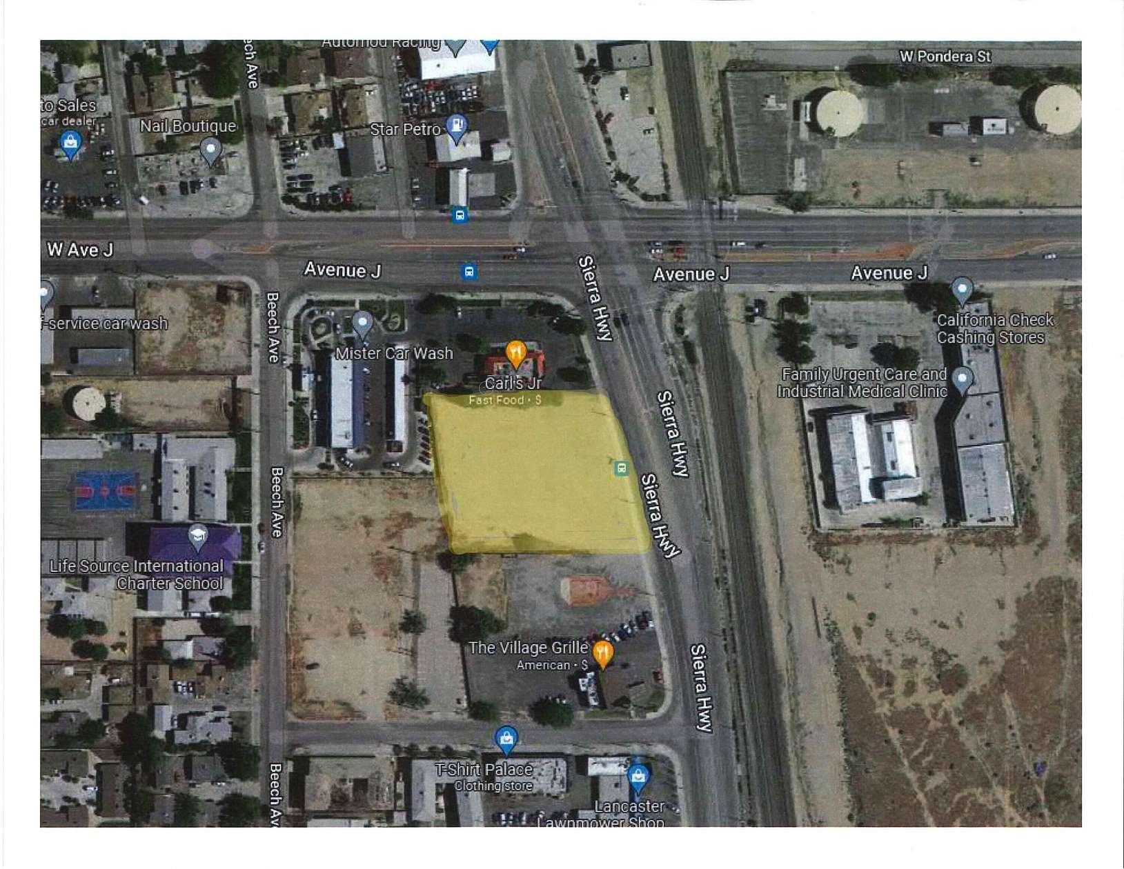 1.38 Acres of Commercial Land for Sale in Lancaster, California