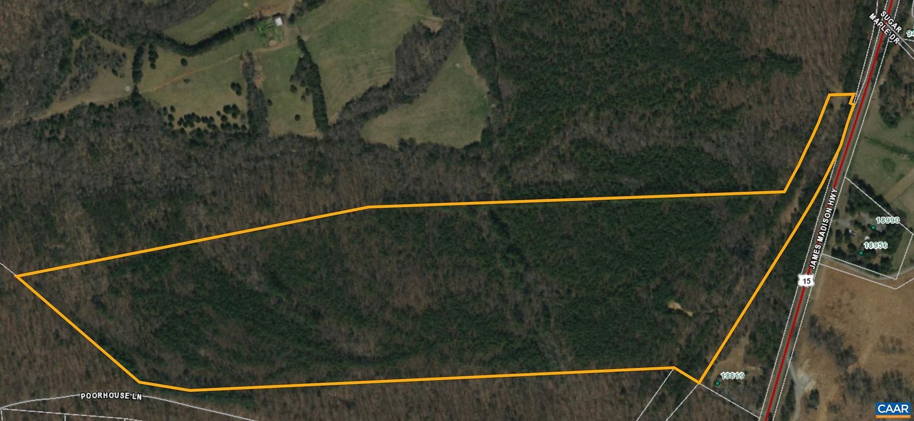 52.5 Acres of Agricultural Land for Sale in Troy, Virginia