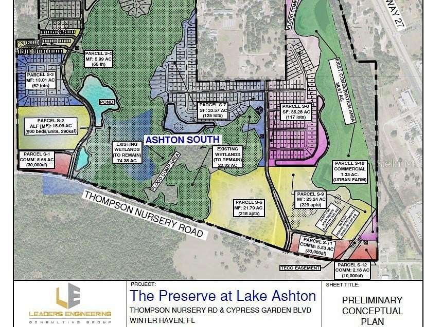6.82 Acres of Mixed-Use Land for Sale in Winter Haven, Florida