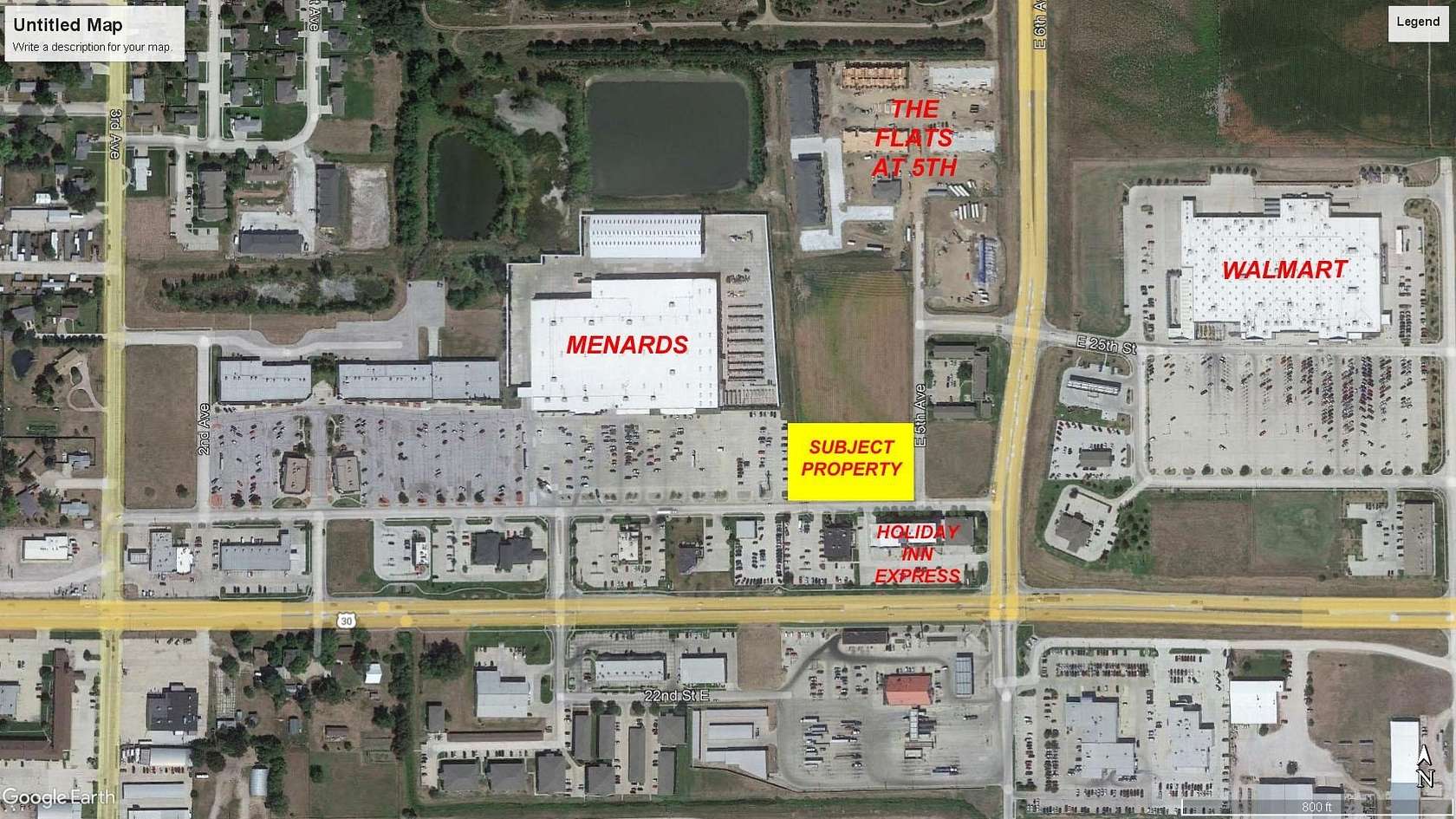 1.6 Acres of Commercial Land for Sale in Columbus, Nebraska