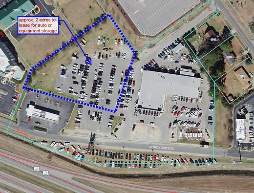 2 Acres of Improved Commercial Land for Lease in Goldsboro, North Carolina