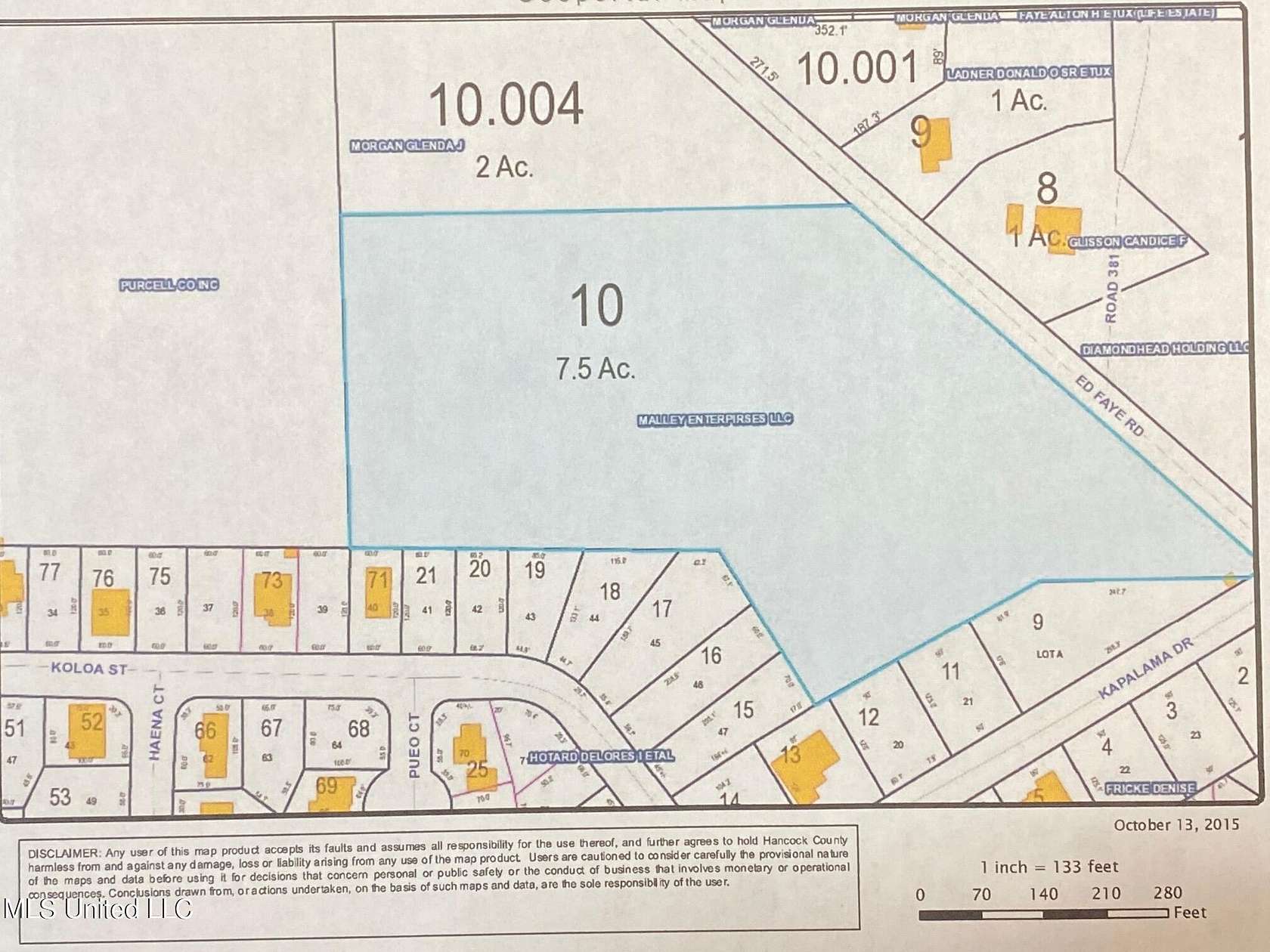 7.2 Acres of Land for Sale in Diamondhead, Mississippi