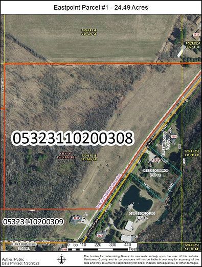 64 Acres of Recreational Land for Sale in Two Rivers, Wisconsin