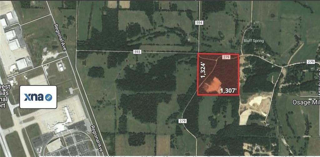 39.8 Acres of Land for Sale in Bentonville, Arkansas