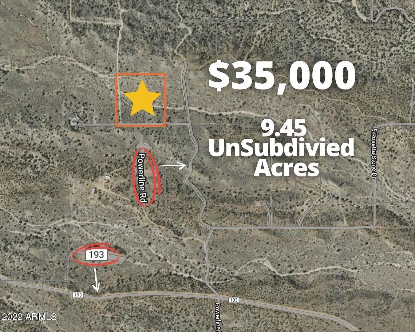 9.5 Acres of Residential Land for Sale in Kingman, Arizona