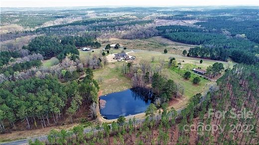 114 Acres of Recreational Land with Home for Sale in Wadesboro, North Carolina