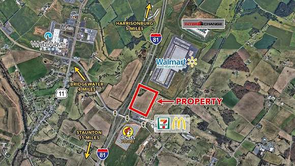 26.3 Acres of Commercial Land for Sale in Mount Crawford, Virginia