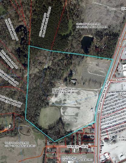 29 Acres of Improved Commercial Land for Sale in Orangeburg, South Carolina