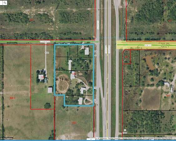 8.14 Acres of Commercial Land for Sale in Abilene, Texas