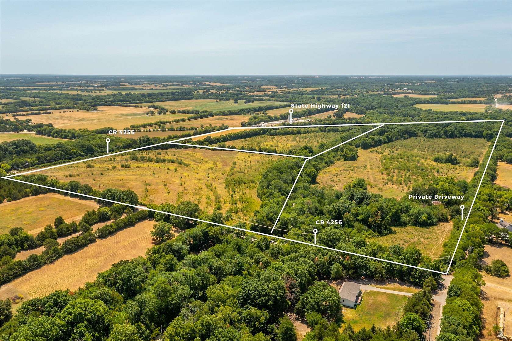 37 Acres of Commercial Land for Sale in Randolph, Texas