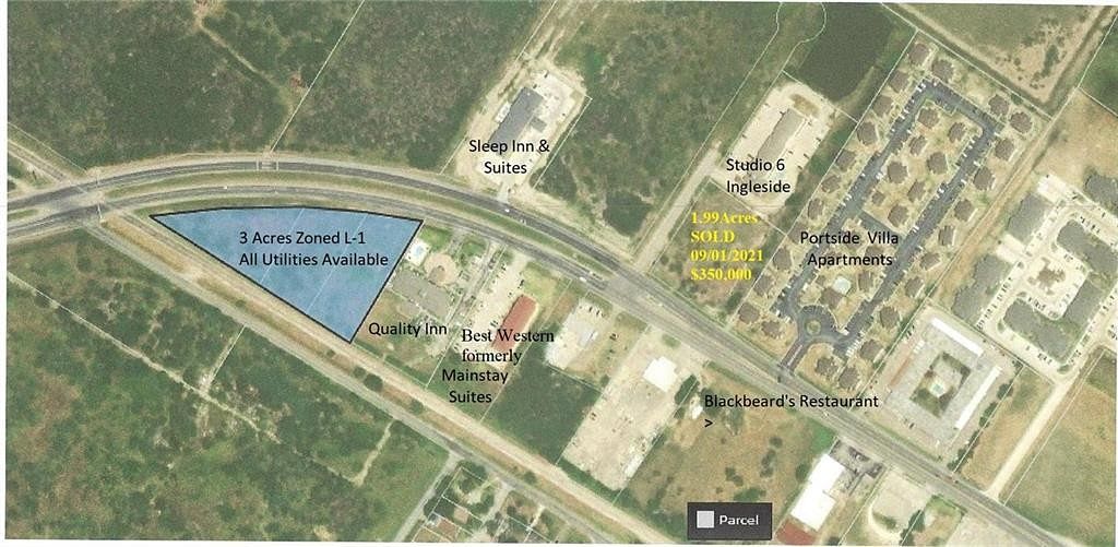 3 Acres of Commercial Land for Sale in Ingleside, Texas