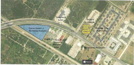 3 Acres of Commercial Land for Sale in Ingleside, Texas