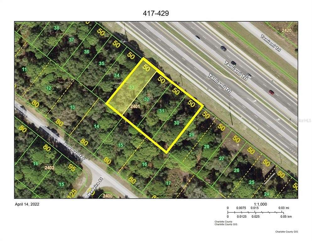 0.17 Acres of Commercial Land for Sale in Port Charlotte, Florida