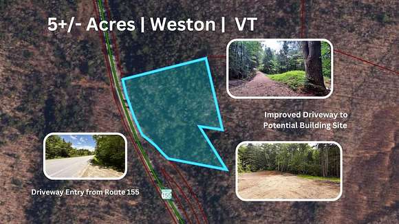 5 Acres of Land for Sale in Weston, Vermont