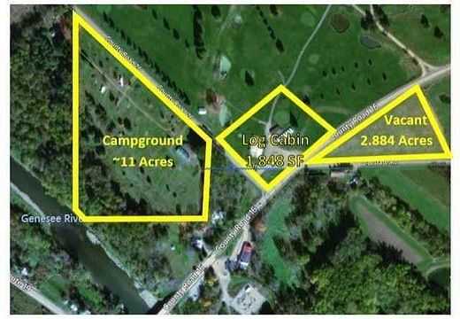 14 Acres of Improved Mixed-Use Land for Lease in Belfast, New York