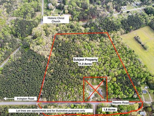 13 Acres of Recreational Land for Sale in Weems, Virginia