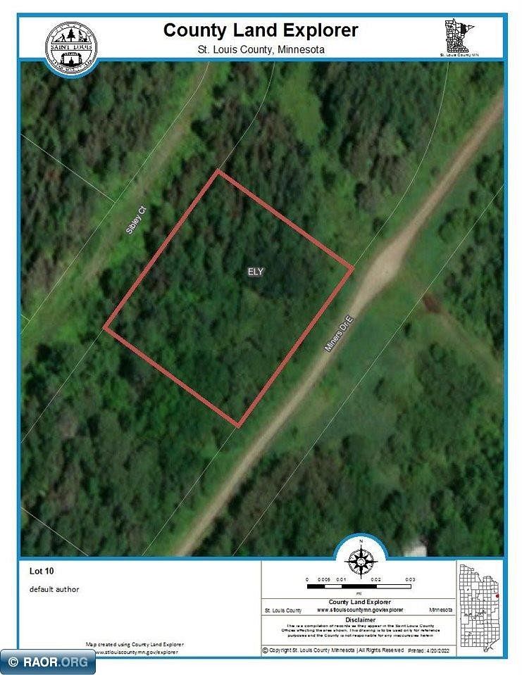0.8 Acres of Residential Land for Sale in Ely, Minnesota