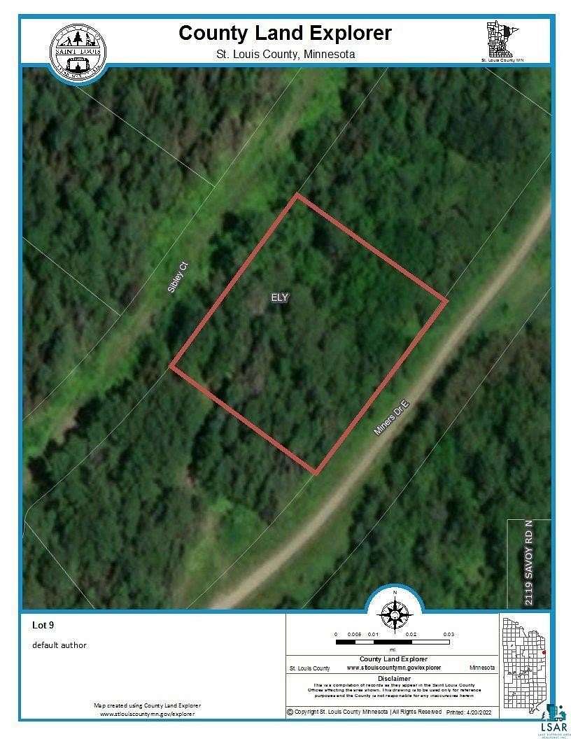 0.8 Acres of Residential Land for Sale in Ely, Minnesota