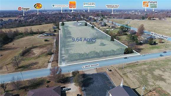 9.64 Acres of Land for Sale in Rogers, Arkansas