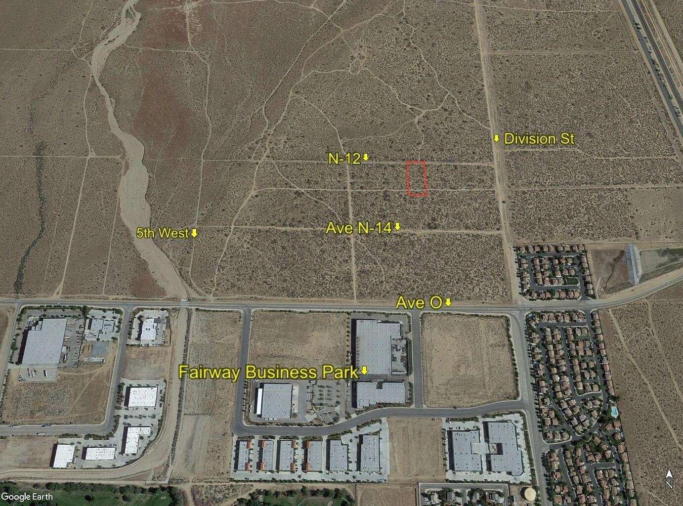 1.25 Acres of Commercial Land for Sale in Palmdale, California