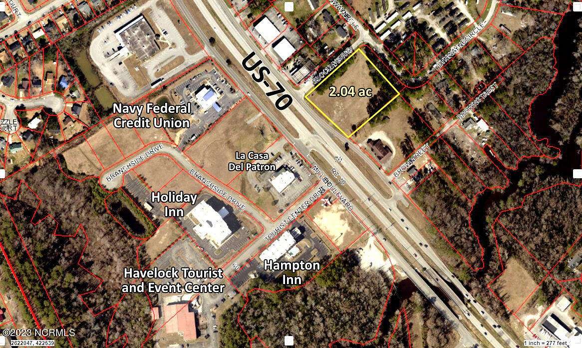2 Acres of Commercial Land for Sale in Havelock, North Carolina