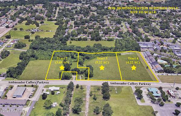 4.22 Acres of Commercial Land for Sale in Lafayette, Louisiana