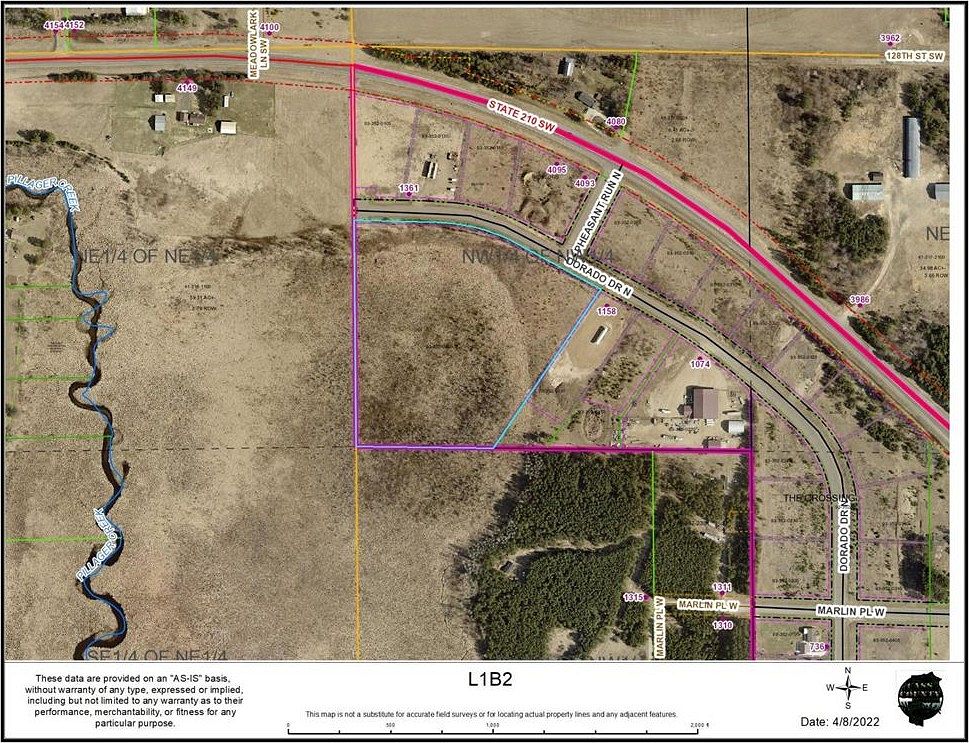 11 Acres of Commercial Land for Sale in Pillager, Minnesota