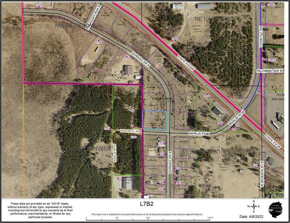 1.2 Acres of Residential Land for Sale in Pillager, Minnesota