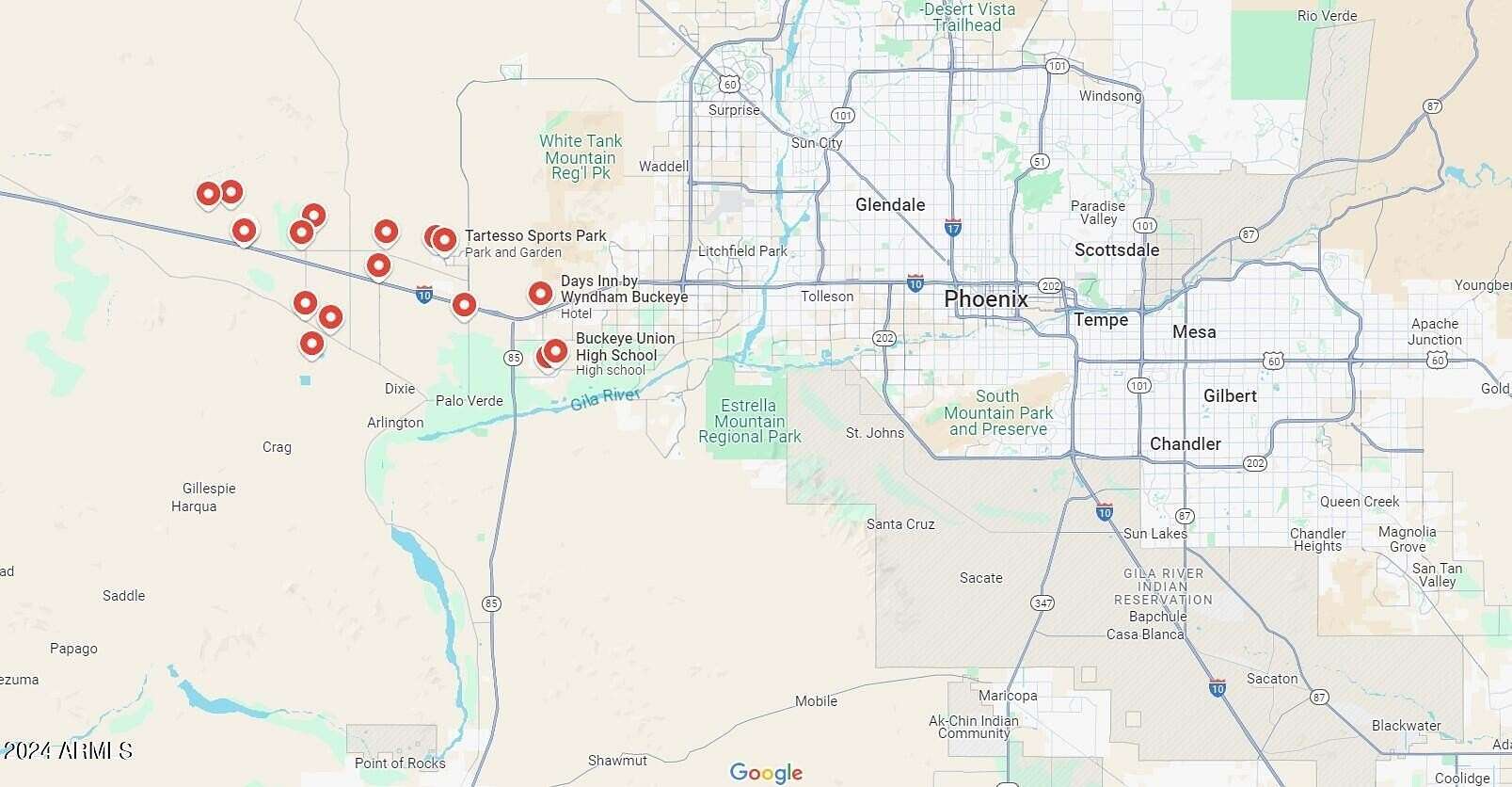 5 Acres of Land for Sale in Tonopah, Arizona