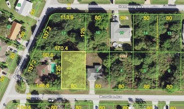 0.23 Acres of Residential Land for Sale in Port Charlotte, Florida