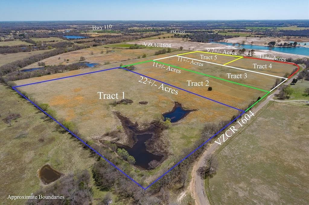 22 Acres of Agricultural Land for Sale in Grand Saline, Texas