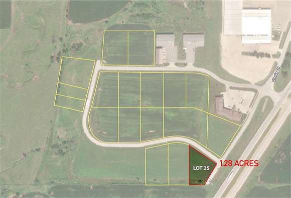 1.3 Acres of Commercial Land for Sale in Anamosa, Iowa