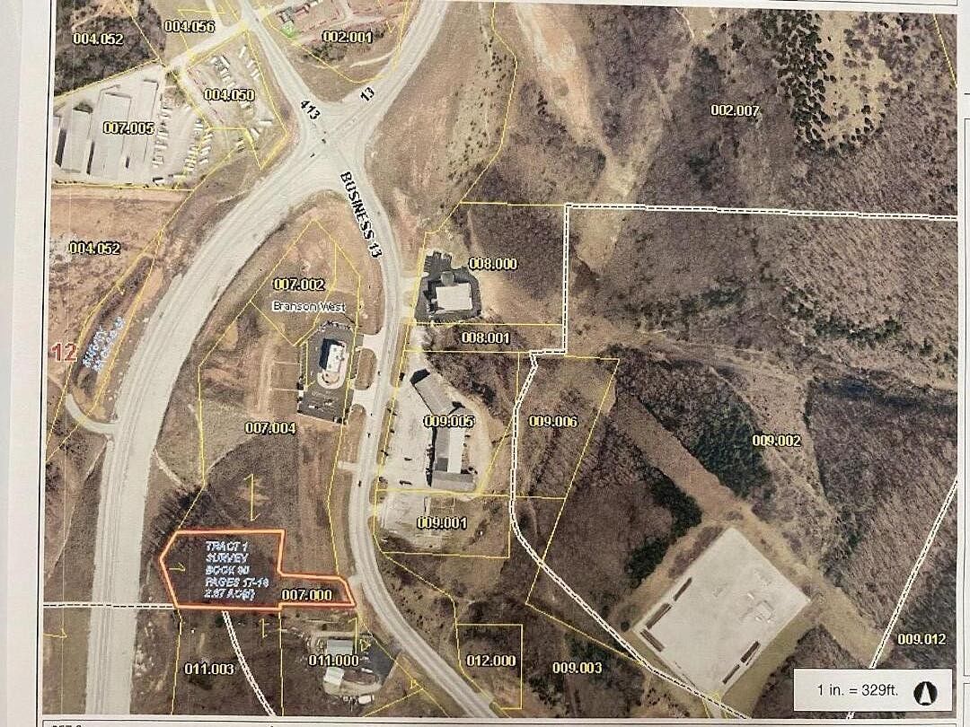 3 Acres of Commercial Land for Sale in Branson West, Missouri