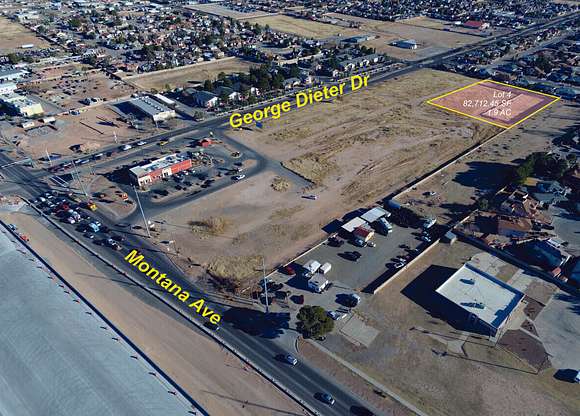 1.82 Acres of Commercial Land for Sale in El Paso, Texas