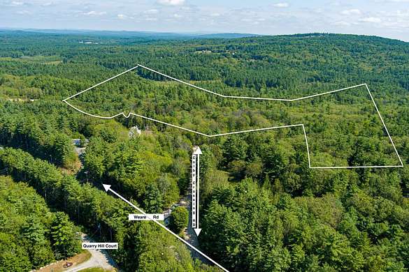 22.4 Acres of Recreational Land for Sale in Henniker, New Hampshire