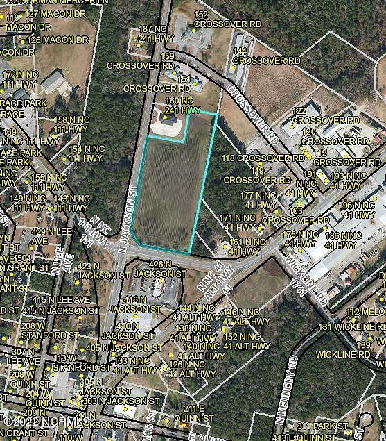 6.5 Acres of Commercial Land for Lease in Beulaville, North Carolina