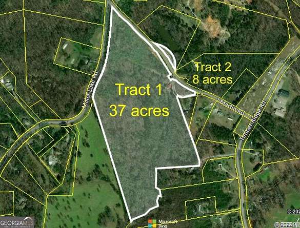 45 Acres of Agricultural Land for Sale in Gainesville, Georgia