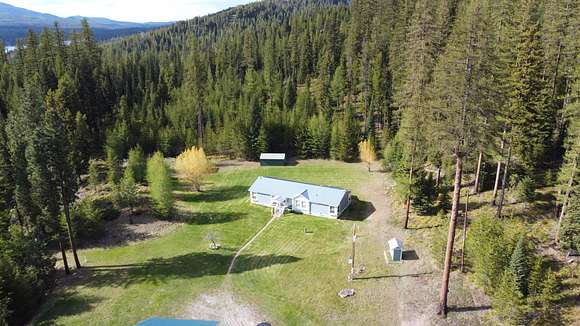 10 Acres of Recreational Land with Home for Sale in Seeley Lake, Montana
